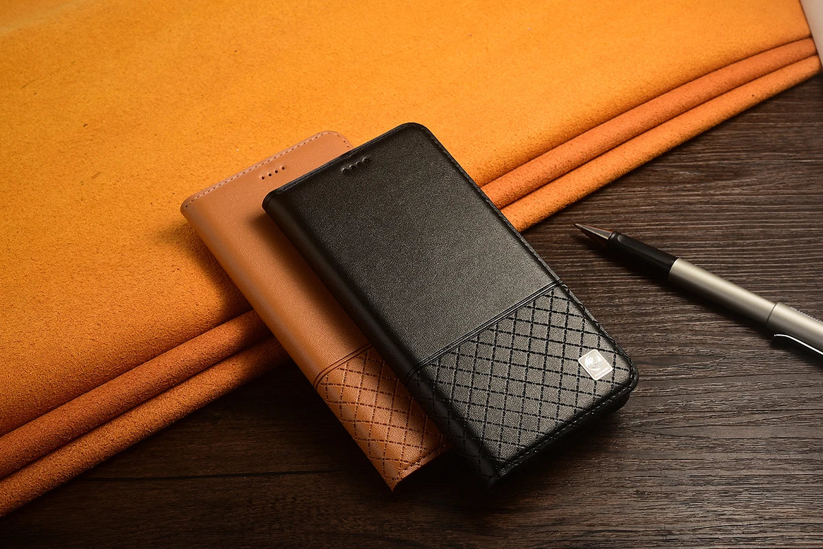 Genuine Leather Case Book For Apple iPhone 17 AIR 16 E 15 14 13 Plus Pro Max Mini Pro Max Plus Flip Wallet Phone Cover