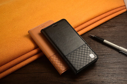 Genuine Leather Case Book For Apple iPhone 17 AIR 16 E 15 14 13 Plus Pro Max Mini Pro Max Plus Flip Wallet Phone Cover