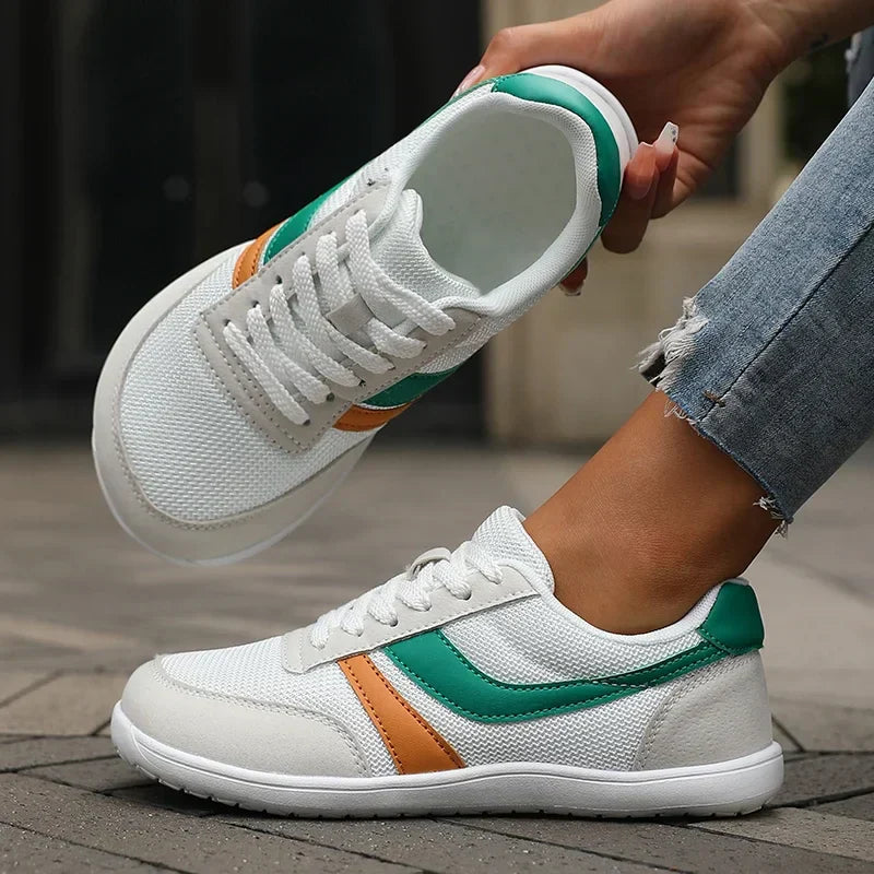 Minimalist Barefoot Shoes for Women Casual Versatile Soft Sole Wide Last Shoes Summer Breathable Comfortable Barefoot Sneakers
