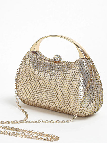 Mini Hot Diamond Shell Box Handy Dinner Bag