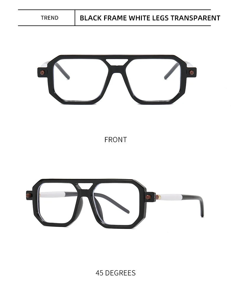 2022 Square Sunglasses For Men Fashion Glasses Luxury Retro Blue Light Blocking Shades Vasos Decorativos Oculos De Sol Masculino