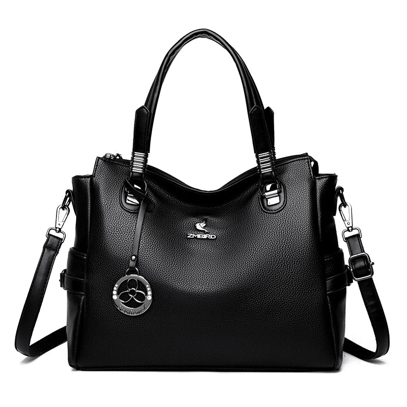 Real Women Soft Leather Shoulder Bags Luxury Women's Bag High Quality Ladies Handbag Fashion Female Messenger Bag Large Tote Sac