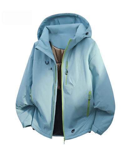 Winter Jacket Thicker Warm Waterproof Windproof Warm Casual Sports Jacket Men Women Sport Hiking Running Hooded Casual Warm Coat