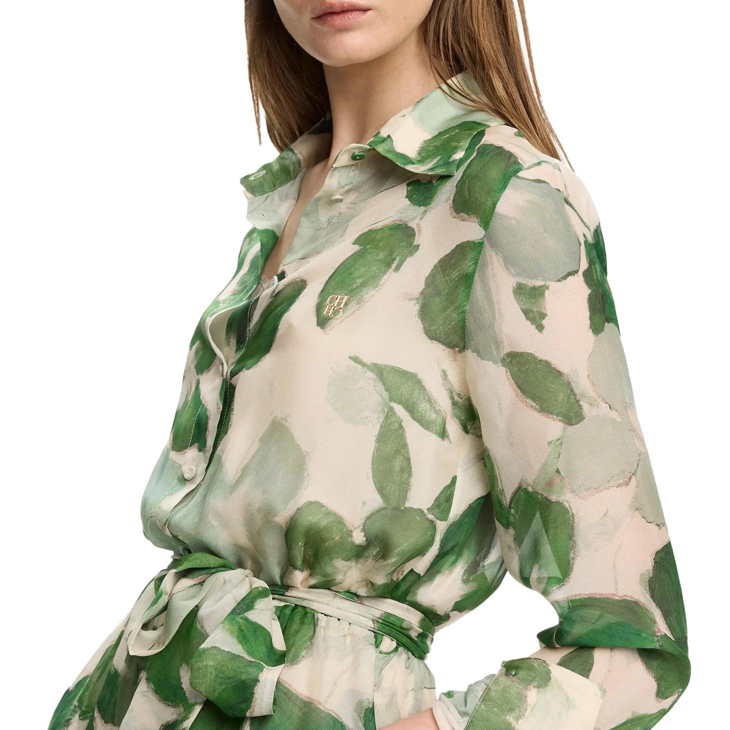 Women Printing Tops Blouses Fashion Print Casual Long Sleeve Office Lady OL Shirts Slim Blusas