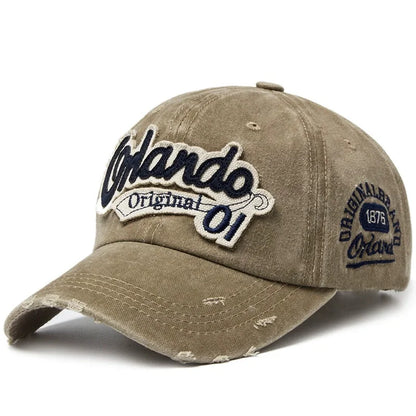 Hip Hop Holes Baseball Hat For Men Women Retro Washed Cotton Peaked Cap Fashion Snapback Sun Visors Punk Letter Bonnet кепка y2k