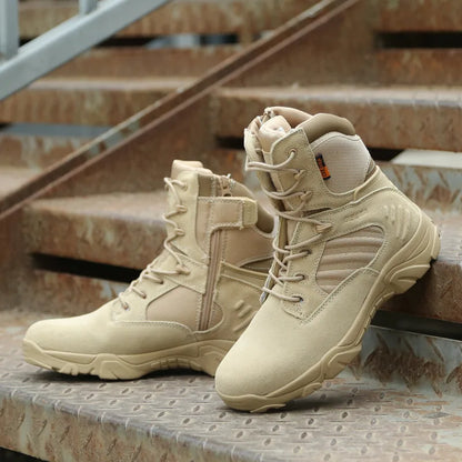 Winter Men's Boots Special Forces Combat High Boots Outdoor Sport Climb Mountains Cross Country Men's Shoes Army Tactical Boots