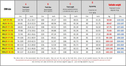10XL Big Size Men's Summer Casual Pants Straight Fit Elastic Waist Trouser Male Classic Office Plus Large Stretch Zipper Pocket