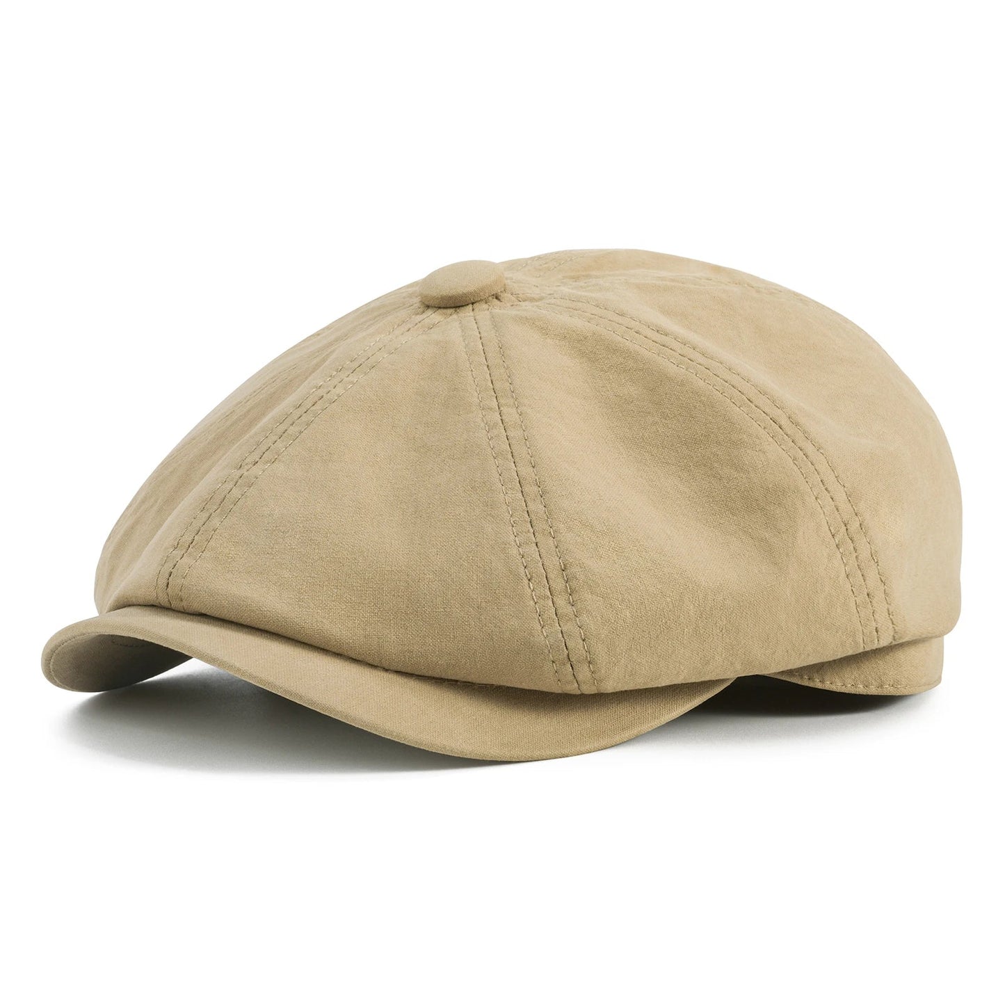 Men's Newsboy Gatsby Hat 100% Cotton Vintage Flat Ivy Driving Cabbie Cap