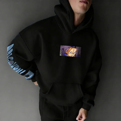 DRAGON BALL Men's Hoodie Sweatshirt Trunks Anime Spring Autumn and Winter Boys Cotton New Long-sleeved Parent-child Outfit