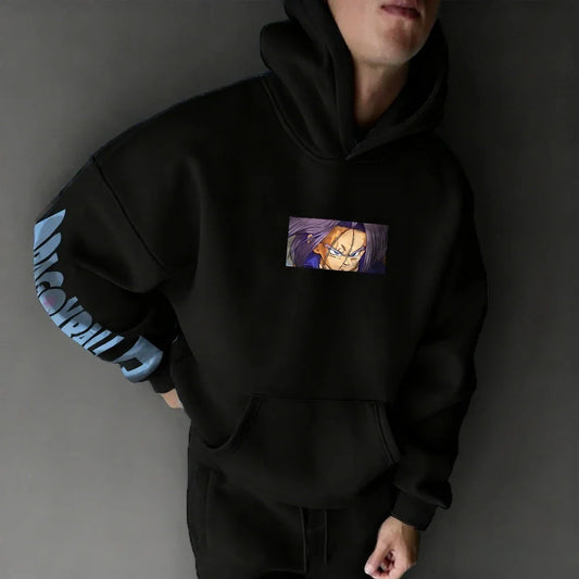 DRAGON BALL Men's Hoodie Sweatshirt Trunks Anime Spring Autumn and Winter Boys Cotton New Long-sleeved Parent-child Outfit