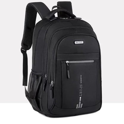 Handy Versatile Contrast-Zip Backpack Multi-color Adjustable-strap Lightweight for School Sports Commute Casual Stylish Bag