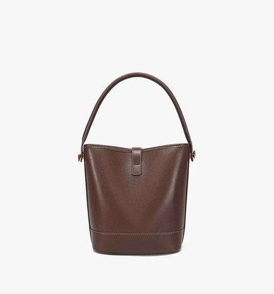 Women's Genuine Cow Leather Shoulder Bags Ladies Fashion Versatile Designer Luxury Crossbody Bag Female Bucket Handbags for lady