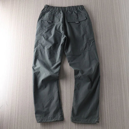 Quick-drying Hiking Pants 2026 Spring Summer Mountain Camp Outdoor Casual Cargo Pants Mens Waterproof Loose Breathable Trousers