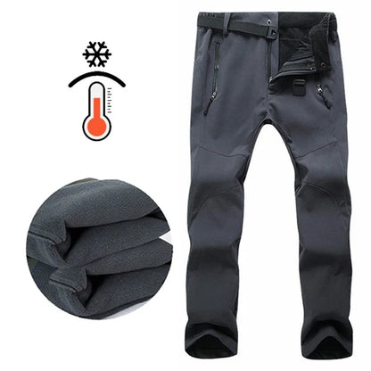 Young Girl  Autumn Winter Pants Camping Skiing Hiking Waterproof Windproof Soft Shell Fleece Warm Outdoor Sports Trekking