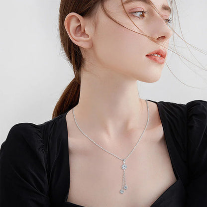 1.6CT Moissanite Pendant Necklace for Women 18k Gold Plated Round Pendant 925 Sterling Silver Wedding Anniversary Fine Jewelry