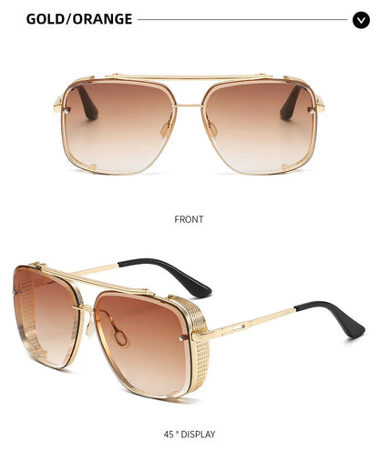 Steampunk Vintage Sunglasses For Men Luxury Punk Sunglasses Women  Retro Square Sonnenbrille Fashion Glasses Gafas De Sol Lentes