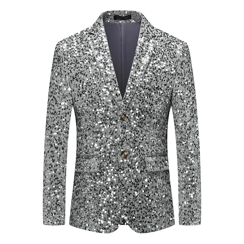 Men's business casual suit coat 2023 spring new Blazer wedding fashion host party party party social suit large suit M-6XL