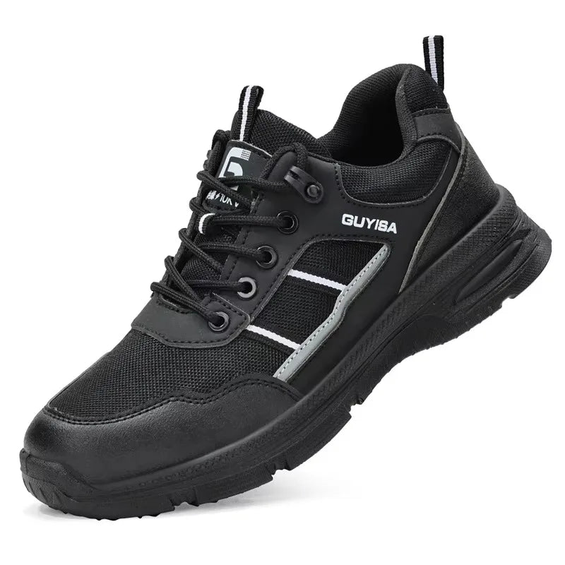 Latest 2024 Fashion Insulation 10KV Men Safety Work Shoes Sneakers Steel Toe Anti Smashing Indestructible Male Footwear