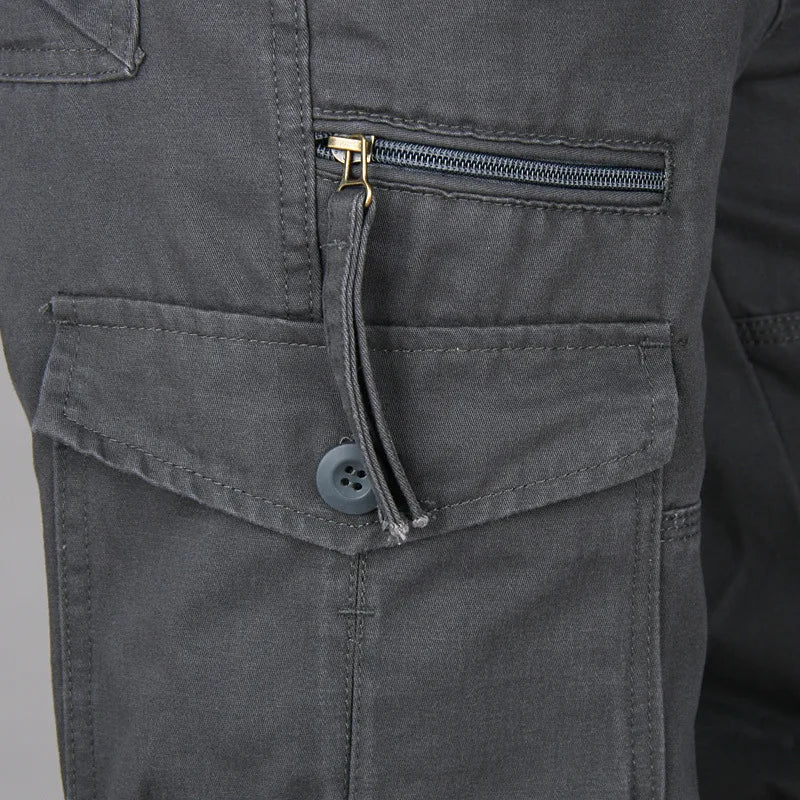 Tactical Pants Men Military Army Black Cotton ix9 Zipper Streetwear Autumn Winter Cargo Pants Men military style Trousers