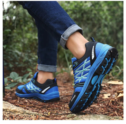 Brand Hiking Shoes Men Mesh Breathable Travel Shoe Outdoor Waterproof Hunting Fishing Shoes Mountain Off-Road Riding Sports Shoe