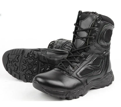 2025 Winter Tactical Boots Men Black Desert Safety Army Shoes Motorcycle Breathable Military Assault Combat Ankle Boots for Man
