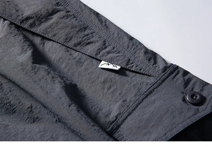 Mens Womens Spring Summer Lightweight Quick Dry Baggy Loose Paratrooper Cargo Pants Outdoor Techwear Multi Pocket Streetwear