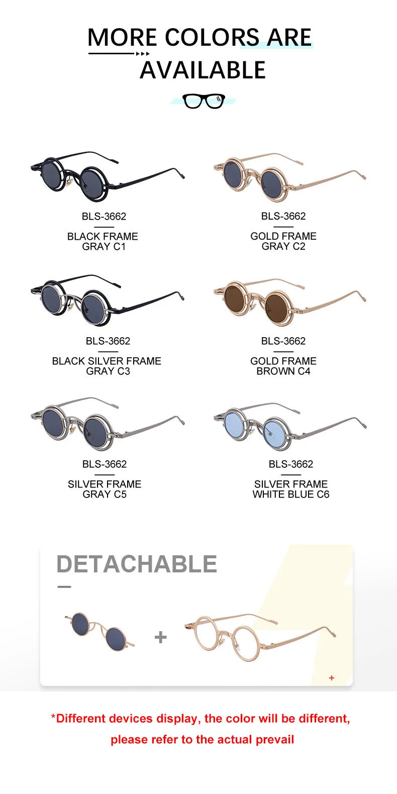 Steampunk Sunglasses For Men Metal Frame Vintage Retro Round Fashion Glasses Punk Dropshipping Gafas De Sol Lunette De Soleil