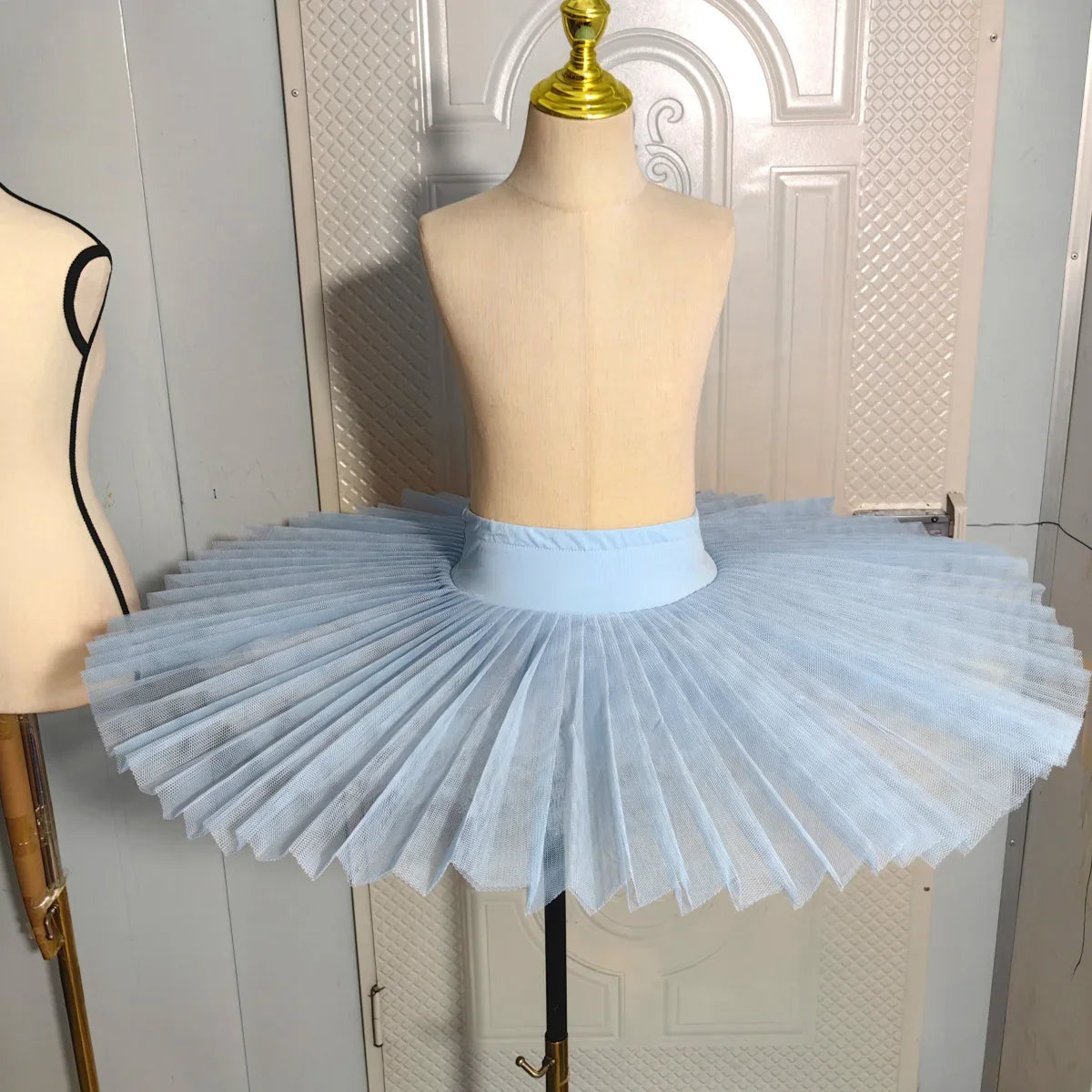 Professional Ballet Tutus Skirs For Adult Child Stiff Mesh Pancake Belly Dance Girls Practice Kids White Swan Lake