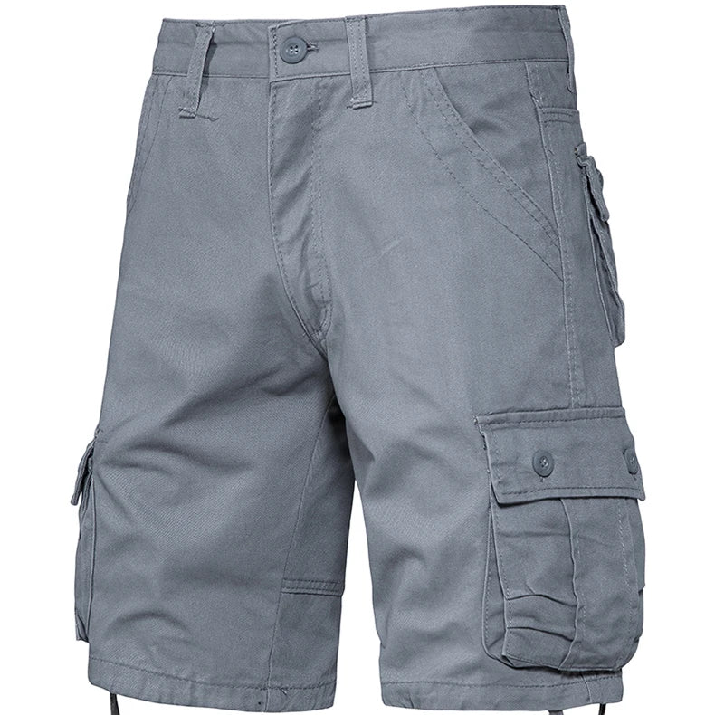 Mens Camo Shorts Men Camouflage Overalls Loose Casual Outdoor Sports Half Pants Side Pocket Cotton Comfortable Shorts