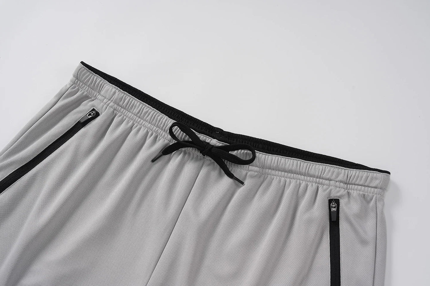Men's Mesh Running 3" Shorts Quick Dry Lightweight Athletic Workout Gym Shorts Zipper Pockets Shorts Outdoor Fitness