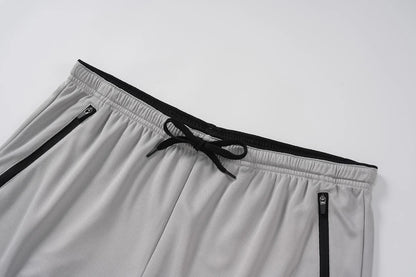 Men's Mesh Running 3" Shorts Quick Dry Lightweight Athletic Workout Gym Shorts Zipper Pockets Shorts Outdoor Fitness
