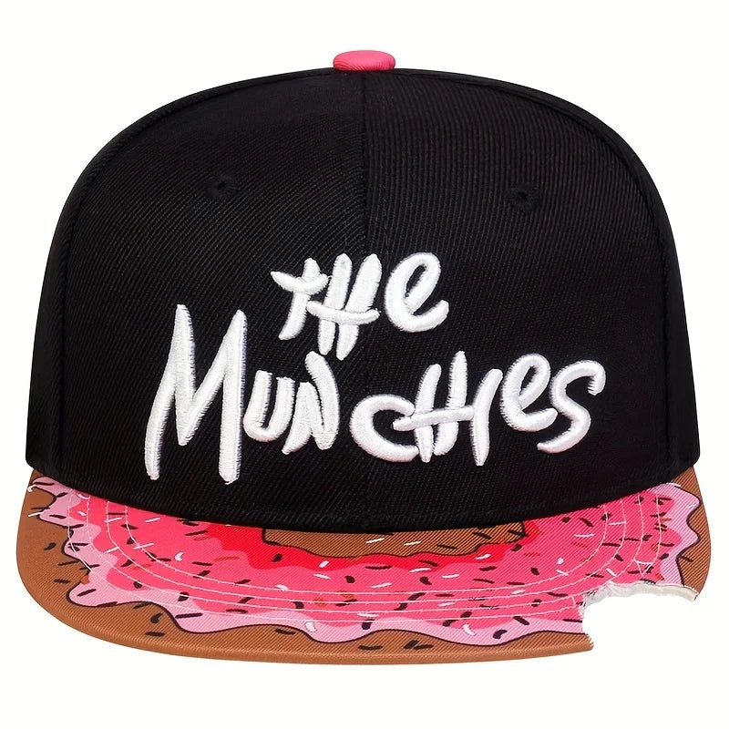 Unisex Letter Embroidery Watermelon Printing Hip-hop Hats Outdoor Adjustable Casual Baseball Caps Sunscreen Hat