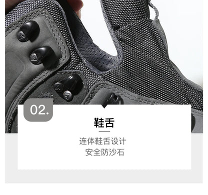 Hiking shoes Men's waterproof hunting Boots Tactical Desert Combat Ankle trekking Boots Male Women warm Leather Sneakers