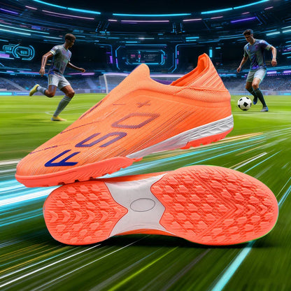 New Men's Football Boots Turf Comfortable Soccer Shoes Sport Ultralight Fg Grass Cleats Futsal Non Slip Indoor Adult Non-Slip