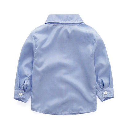 New Spring Autumn Baby Boys Clothes Children Casual Coat Shirt Pants 3Pcs/Set Kids Gentleman Suit Infant Outfits Toddler Costume