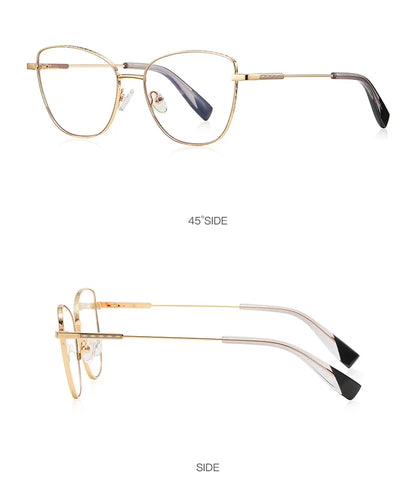 New Myopia Prescription Glasses Hyperopia Reading Glasses Women Anti Blue Light Computer Glasses Optical Eyeglasses Frame