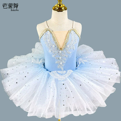Fashion Ballet Skirt Girls Clothes Children's Dance Costume Summer Performance Princess Dress Baby Tutu Ballet Leotard Vestido