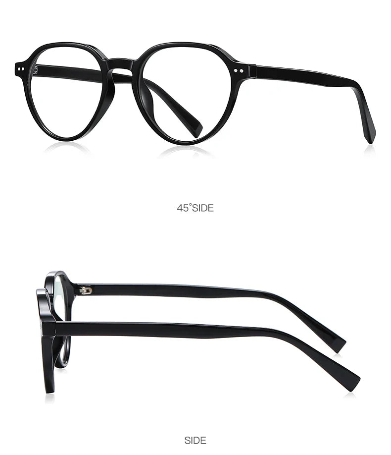 Retro TR Anti Blue Light Blocking Reading Glasses Women Computer Optics Eyeglasses Prescription Glasses Men PFD2094