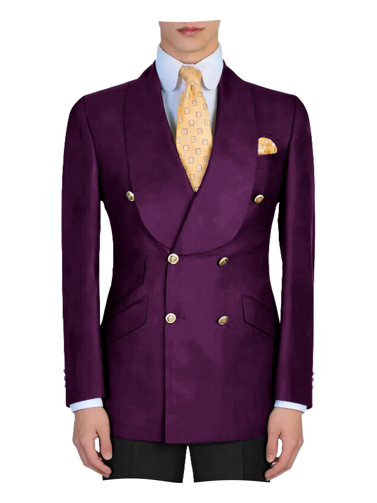 Mens Mint Green Double Breasted Blazer Slim Fit Shawl Collar Formal Sport Coat with Gold Buttons for Groom Prom Business Casual