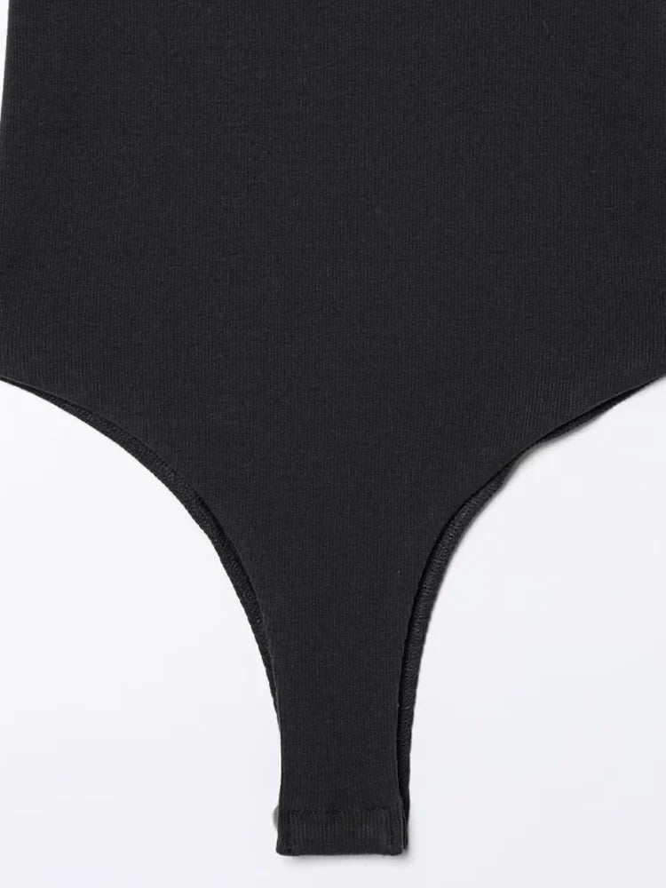 Female Bodysuit Summer Slip Off Shoulder One Piece Swimsuits Corset Backless Bodysuits Sexy Women Beach Black Brown Body