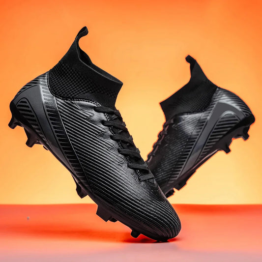 Men's football shoes professional grade FG long nail anti slip breathable summer lightweight outdoor training