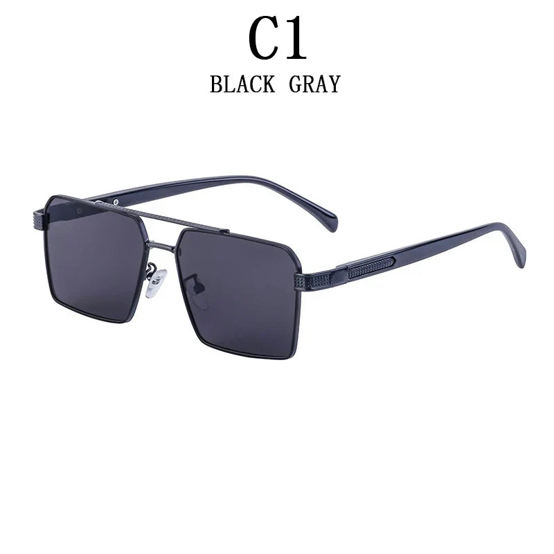2023 Square Sunglasses For Men Luxe Sunglasses Women Trendy Vintage Fashion Glasses Sun Gafas De Sol Hombre Lunette Soleil Femme