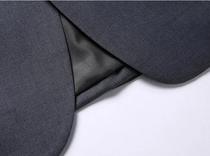 Men's Solid Color Business Suit 2025 High Quality Fashion Banquet Wedding Trend Groom Best Man Single 3/2/1