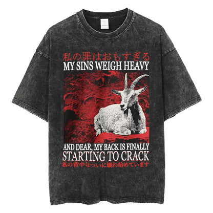 I Have Made It Awkward I Will Be Taking My Leave Meme T Shirt Japan Spider Crab Funny T-shirt Unisex Fashion Vintage Washed Tees
