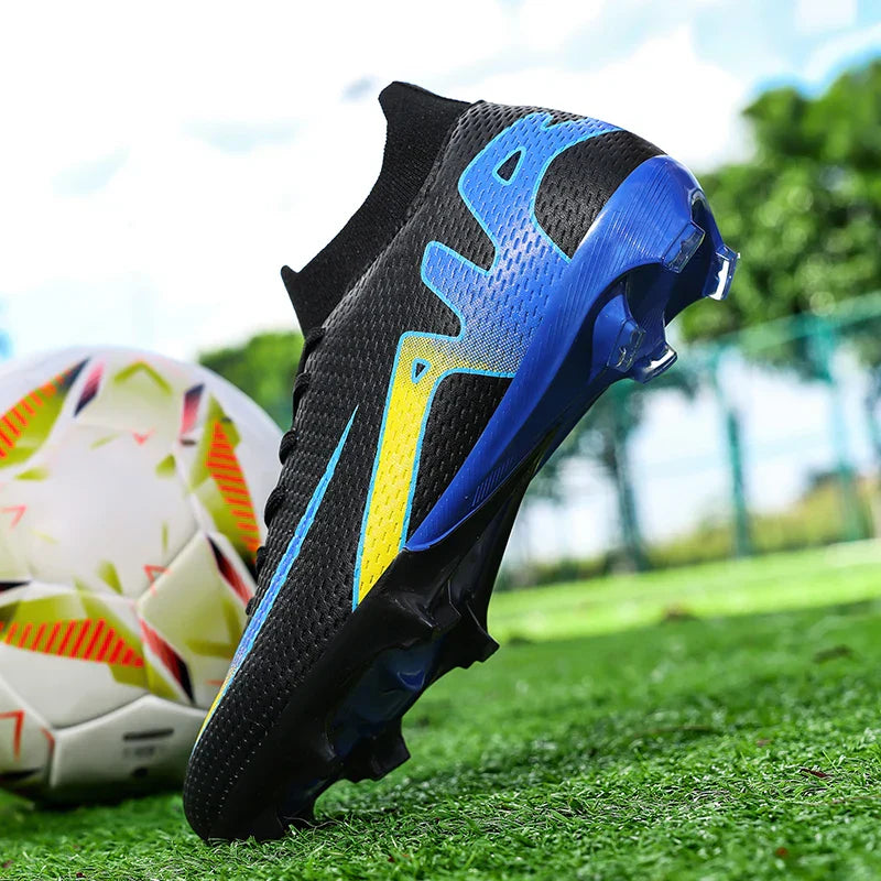 New Men Football Boots Grass Cleats High-top Non-Slip Soccer Shoes Futsal Sneakers High-quality Match Indoor Hot-selling Outdoor