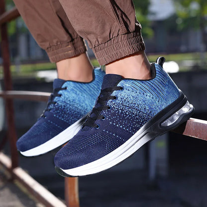 Lightweight Safety Shoes Women Men Air Cushion Work Sneakers Steel Toe Shoes Construction Safety Boots Anti-smash Work Shoes