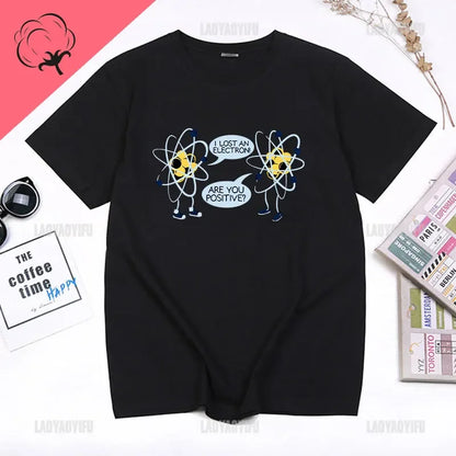 I Lost An Electron Tom Holland Same Style Graphics T Shirt Men Women High Quality Cotton T-shirts Fashion Streetwear Ropa Hombre