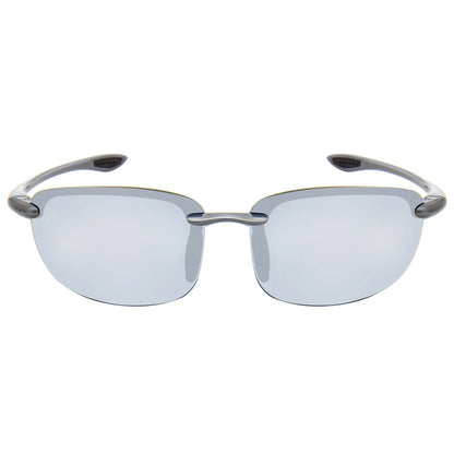 Rimless Polarized Sports Sunglasses Men&Women Tr90 Frame for Running Fishing Baseball Driving （8001）