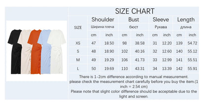 Women's Dress New Pleated Slit Midi Dress Spring Sexy Elegant Women's Long Dress