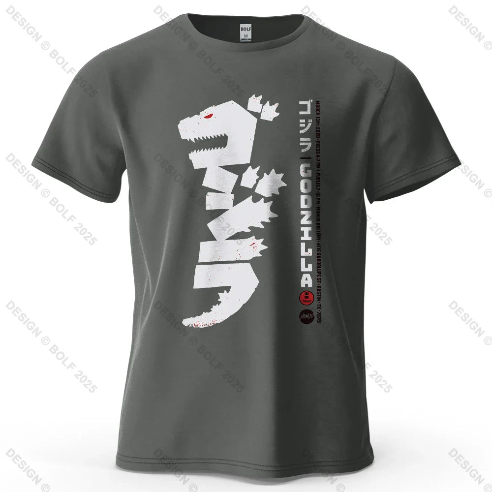 Japan Printed Men's T-Shirt 100% Cotton Oversized Harajuku Style Graphic Tees for Women Tops Tees Casual Streetwear